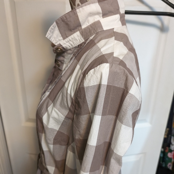 Boden gingham belted button up dress Modest Office Wear Cottagecore Modest - Picture 8 of 8